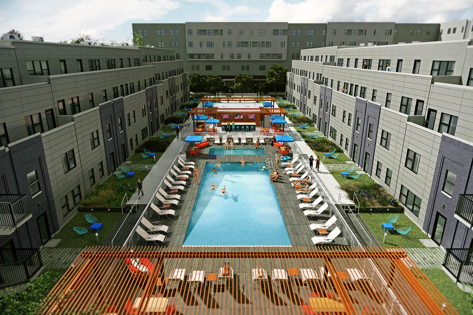 West Quad Student Rooms •